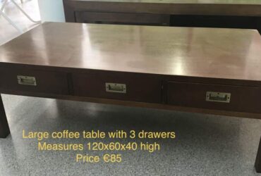 Coffee Table with Drawers
