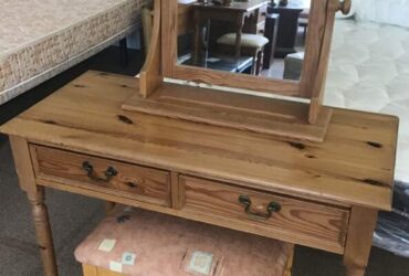 Dressing Table with Mirror & Stool