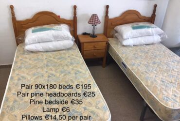 Pair Single Beds 90×180