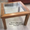 Coffee Table, Small Square