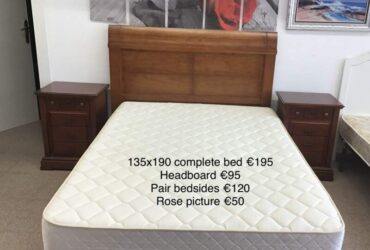 Double Bed, Headboard & Bedsides
