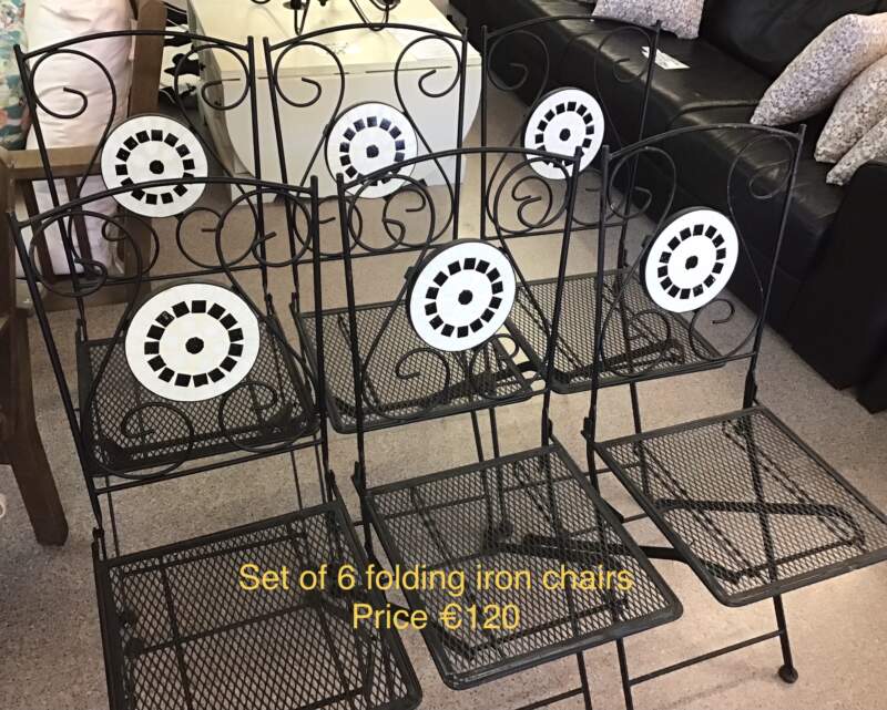 Garden Chairs, Folding Iron