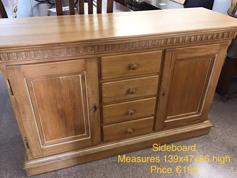 Sideboard with matching Mirror