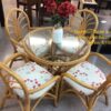 Bamboo Table & 4 Chairs