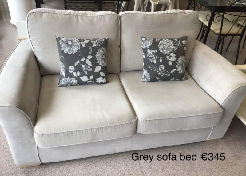 Pale Grey Sofa Bed