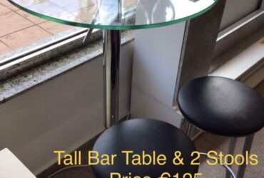 Tall Bar Table & Stools
