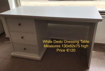 White Desk/ Dressing Table