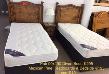 Pair Single Divan Beds
