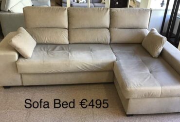 Beige Sofa Bed