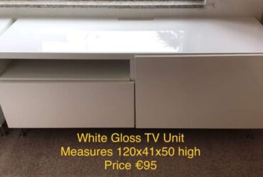 White TV Unit