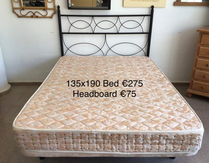 Double Bed & Headboard
