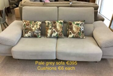 Pale Grey Sofa