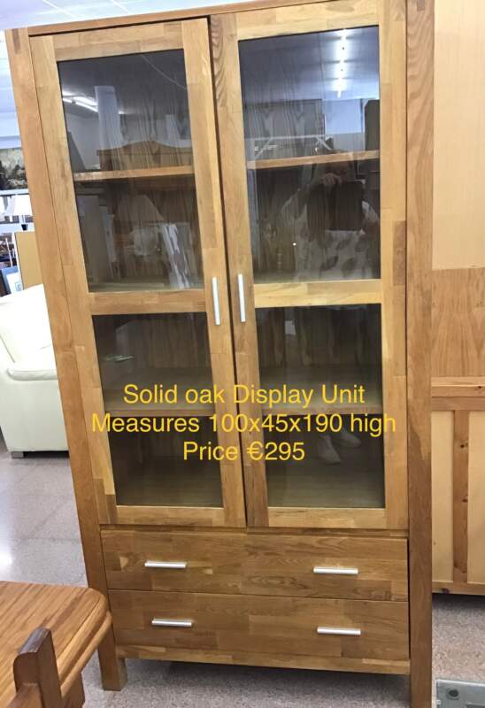 Oak Display Unit