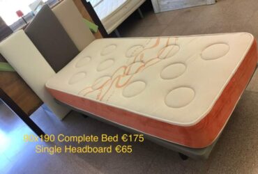 Single Bed & Headboard