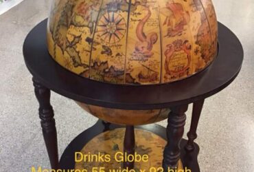 Vintage Drinks Globe