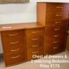 Chest of Drawers & 2 Bedsides