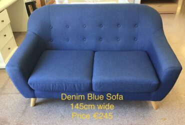 Denim Blue Sofa