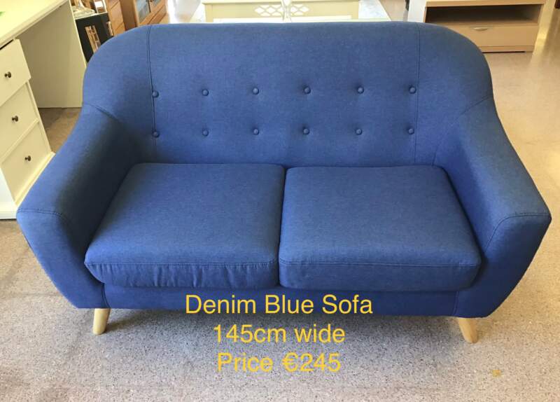 Denim Blue Sofa