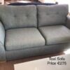 Teal Colour Sofa