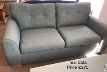 Teal Colour Sofa