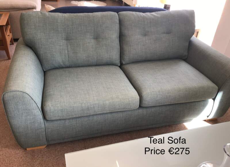 Teal Colour Sofa