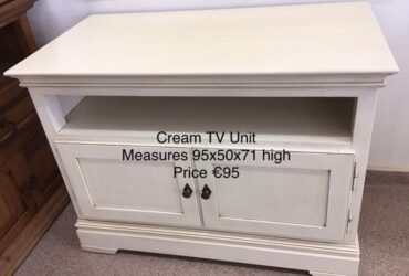 Cream TV Unit