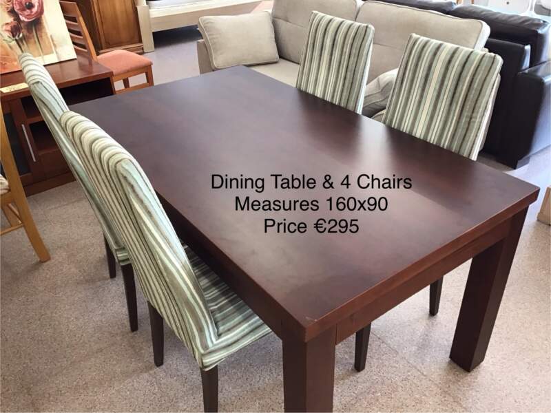 Dining Table & 4 Chairs