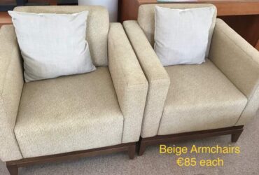 Beige Armchairs