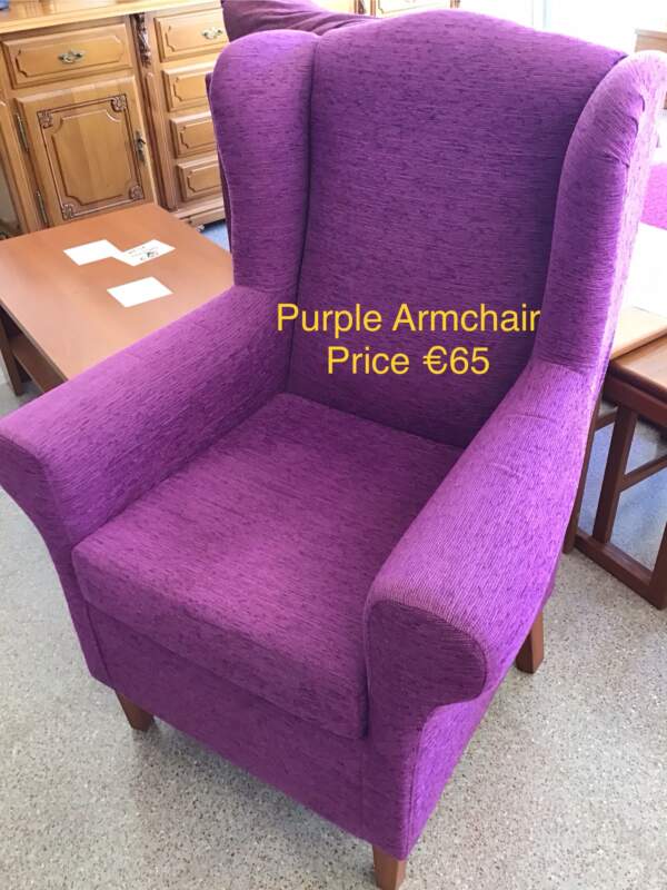 Purple Armchair