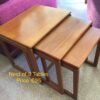 Nest of 3 Wooden Tables