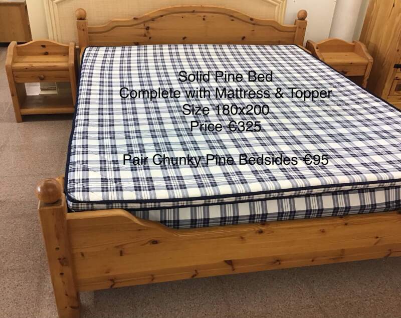 Large Pine Bed