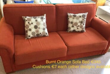 Burnt Orange Sofa Bed