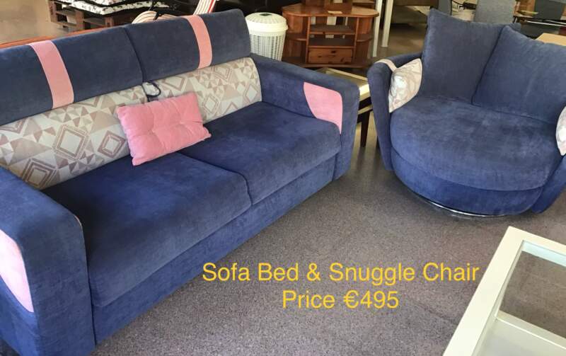 Sofa Bed & Snuggle Chair