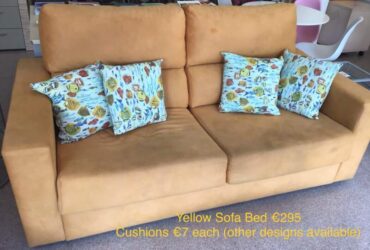 Yellow Sofa Bed