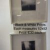 Pair Black & White Prints