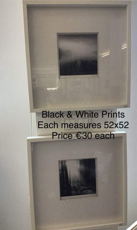 Pair Black & White Prints