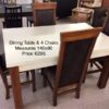 Dining Table & 4 Chairs