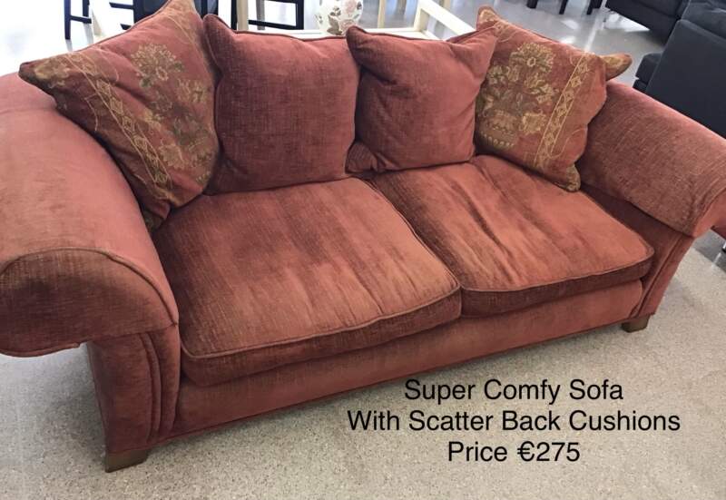 Rust Colour Comfy Sofa
