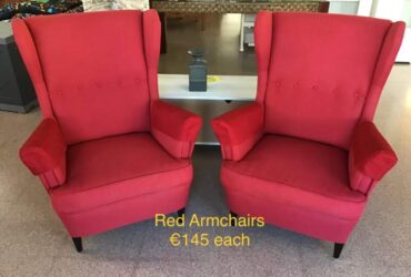 Red Armchairs