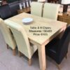 Dining Table & 6 Chairs