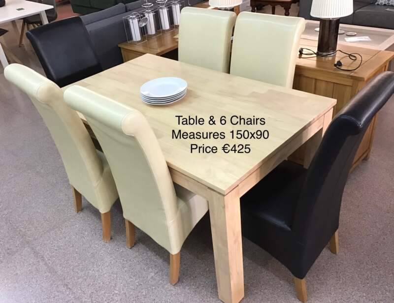 Dining Table & 6 Chairs
