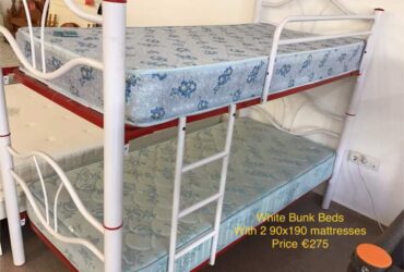 White Bunk Beds