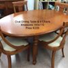 Oval Dining Table & 4 Chairs