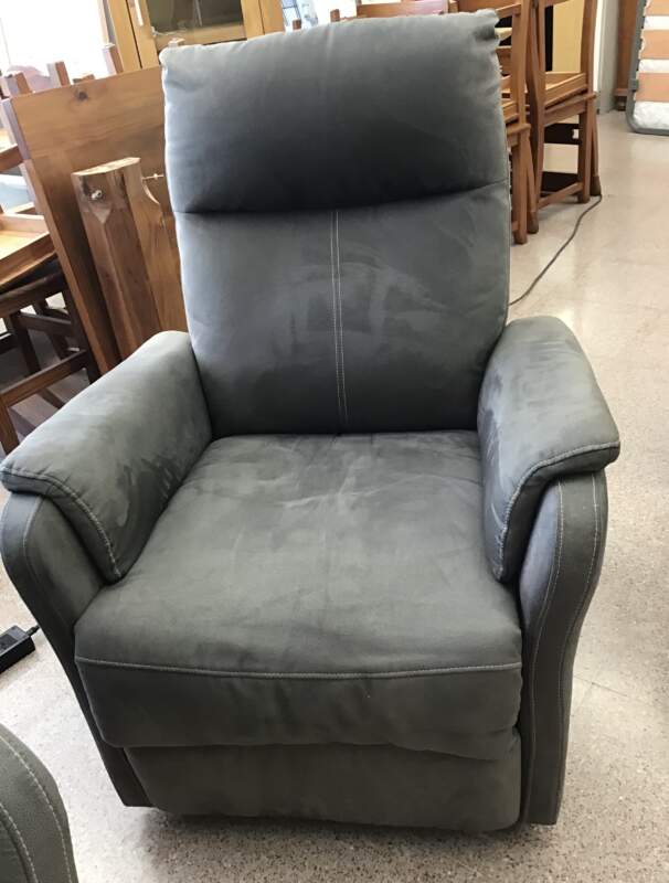 Grey Recliner Sofa & Chair