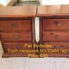 Pair Bedsides