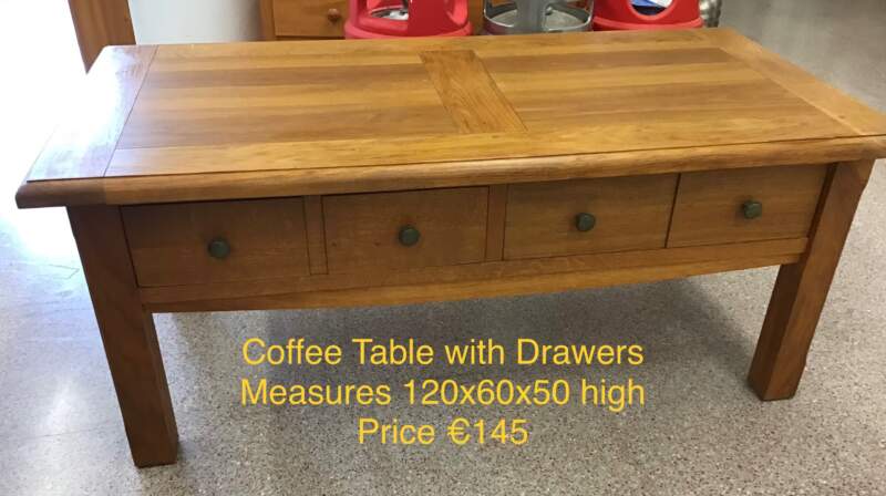 Heavy Oak Coffee Table