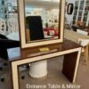 Entrance Table & Mirror