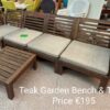 Garden Bench & Table