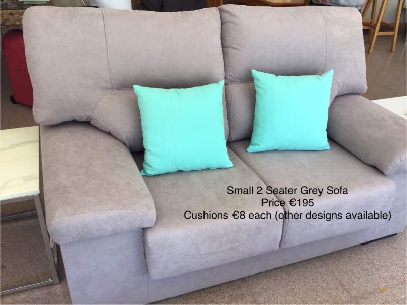 Grey 2 Seater Sofa