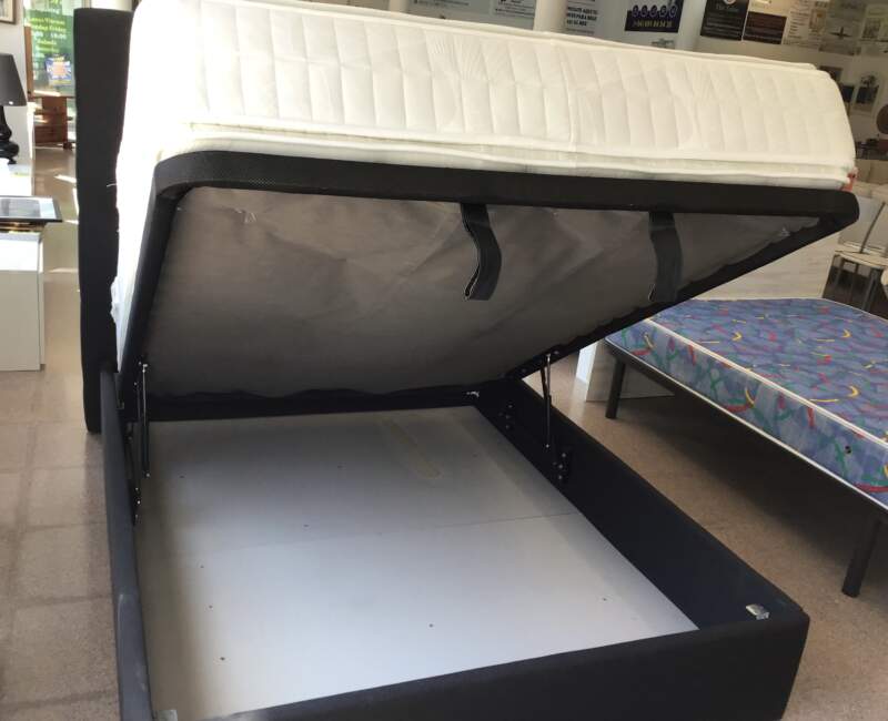 Grey Storage Bed